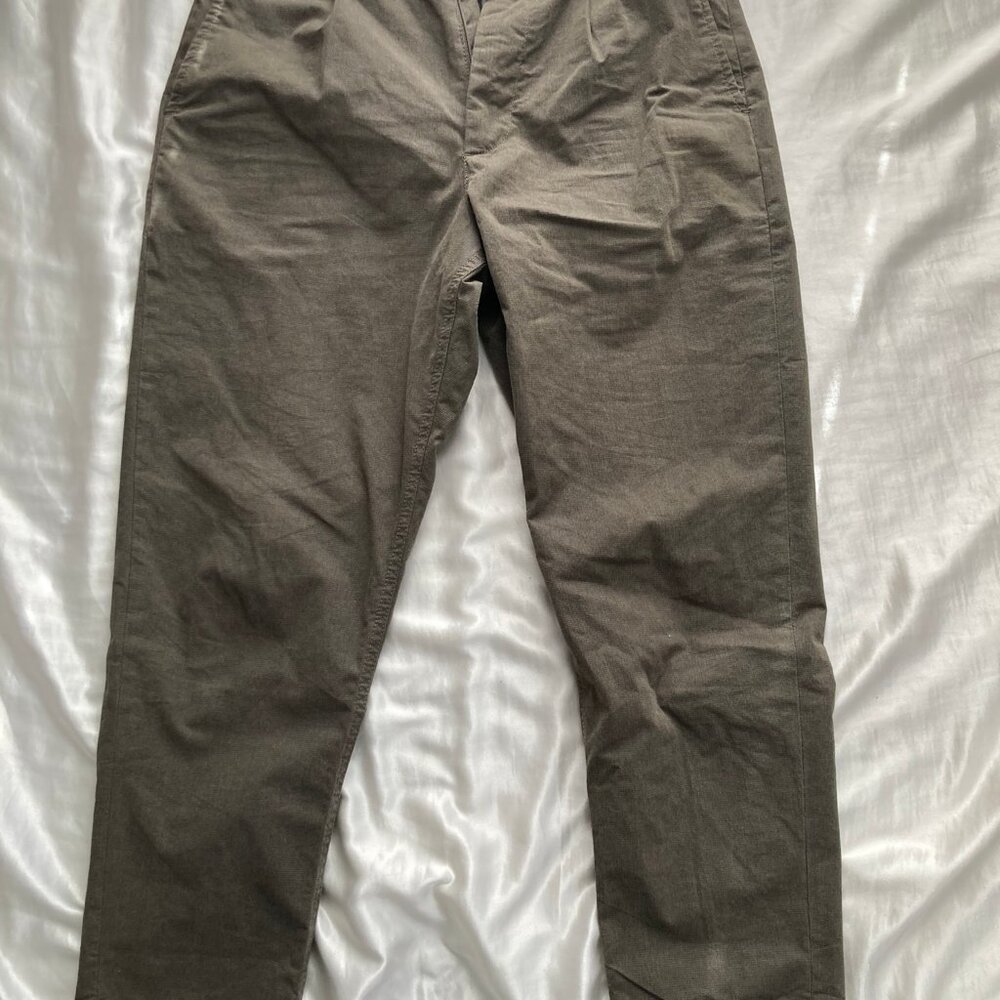 Banana Republic Waist 29 Relaxed Tapered Fit Ankle Pants Pleated Trousers - Picture 2 of 10